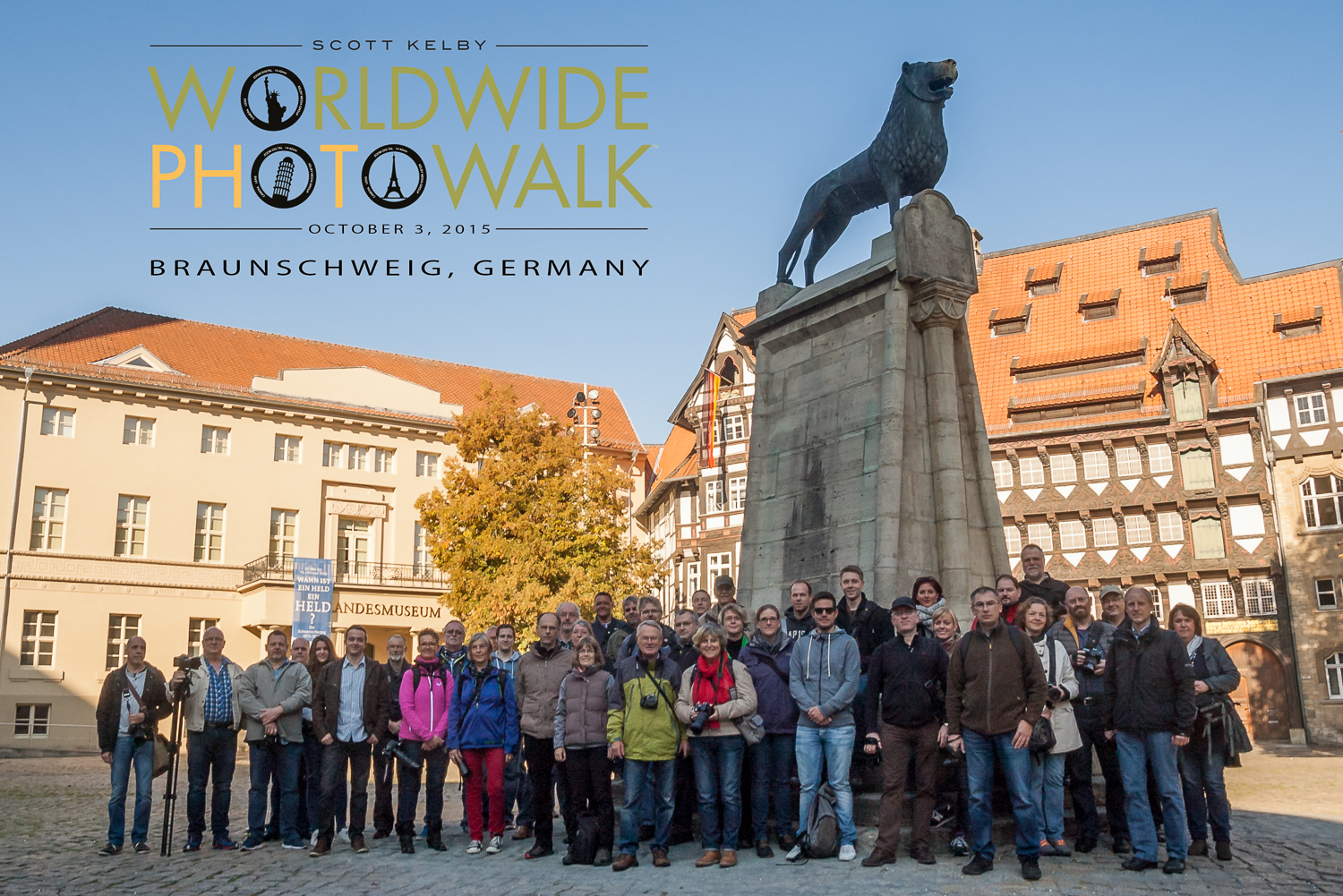 Gruppenfoto Worldwide Photo Walk 2015 in Braunschweig